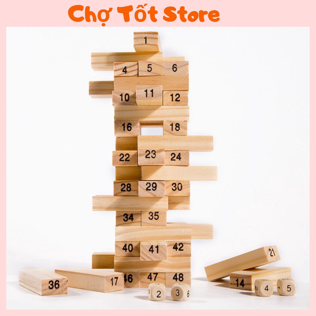Trò Chơi Rút Gỗ 54 Thanh VRG0079843 Chợ Tốt Store