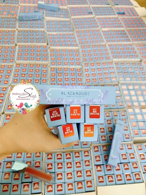 [Ver 6]Son Kem Lì Black Rouge Cream Matt Rouge Blueming Garden phiên bản mới nhất 2020 | BigBuy360 - bigbuy360.vn