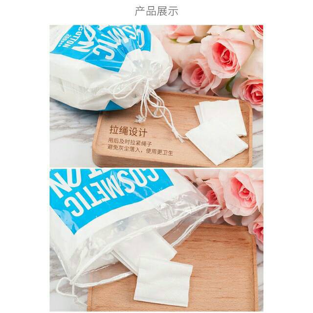 Bông tẩy trang 3 lớp Cotton Pads (Túi 222 miếng) | BigBuy360 - bigbuy360.vn