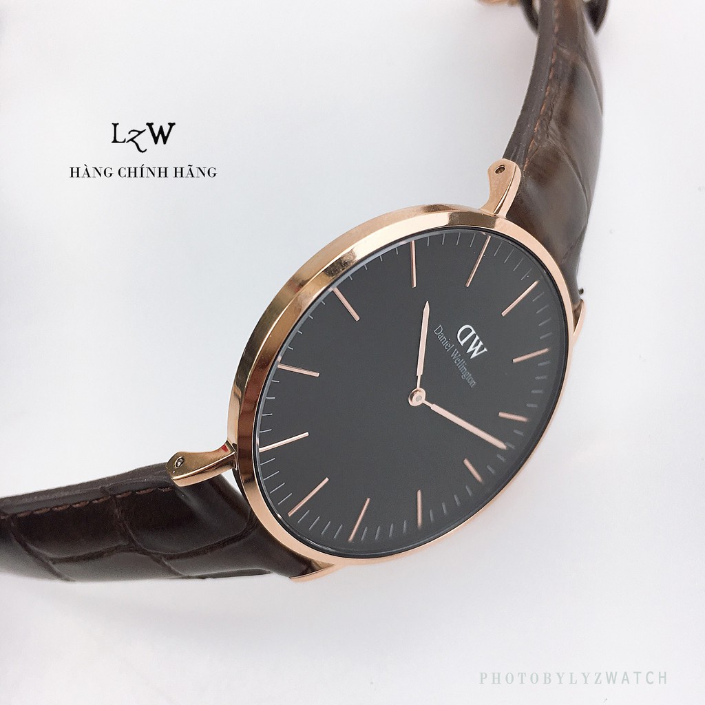 Đồng hồ nam nữ Daniel Wellington Classic Black York DW chính hãng - Lyz watch