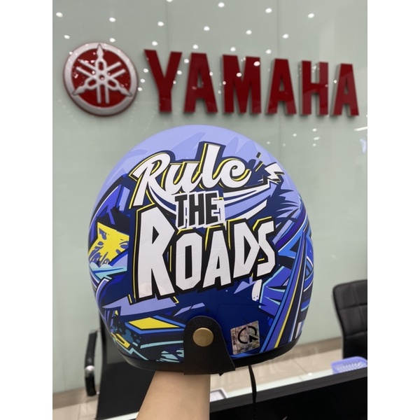 MŨ BẢO HIỂM JET PHIÊN BẢN RULE THE ROAD CHÍNH HÃNG