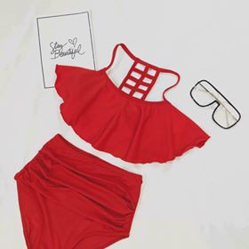 ĐỒ BƠI NỮ Bikini 2 mảnh áo đan ô vuông lưng ( Có 3 màu) mới nhất | BigBuy360 - bigbuy360.vn