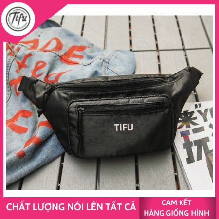 Túi bao tử đeo chéo vải dù chống nước chống bám bụi TIFU011 big size 38cm