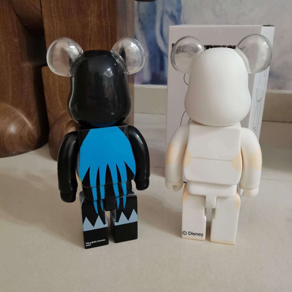 Bearbrick 400% enamel loạt hình con gấu bạo lực xây dựng khối gấu