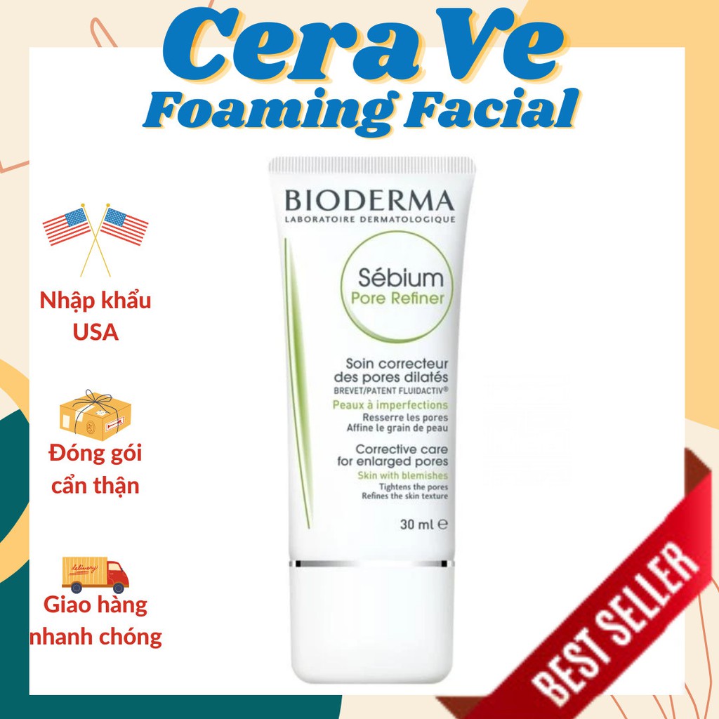 Kem Dưỡng Se Khít Lỗ Chân Lông BIODERMA Sebium Pore Refiner 30ml