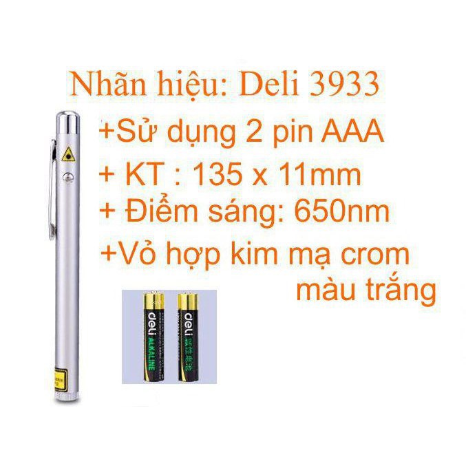 Bút Lazer chỉ bảng Deli 3933