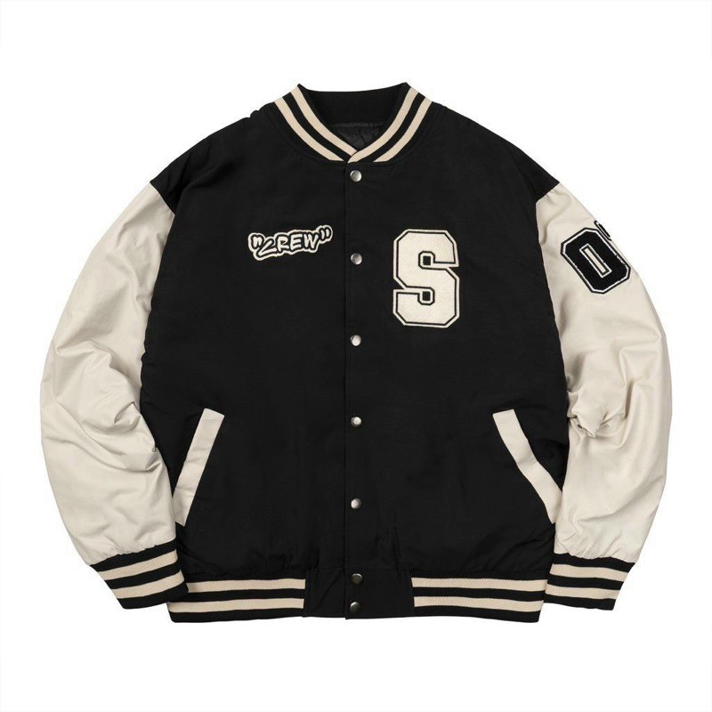 Áo Khoác Bomber Jacker SEVENZIA CREW Varsity Unisex Nam Nữ Mẫu Mới