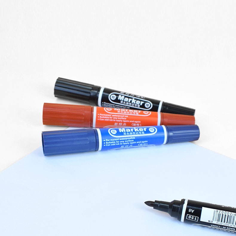 Bút dạ SOSAMA Marker 2 đầu size lớn bút lông dầu đánh dấu không trôi mực SP-001362