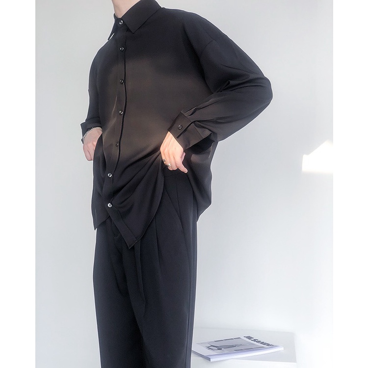 Áo sơ mi form rộng dài tay nam nữ 4M OFFICIAL, áo sơ mi trắng nữ nam basic unisex | BigBuy360 - bigbuy360.vn