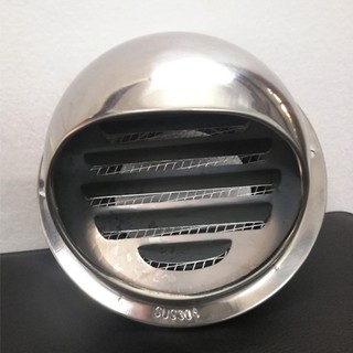 Chụp thông hơi - Ventcap D150 inox 304 Vent cap che ống thông gió máy hút mùi, chống nước mưa gắn tường SOHO