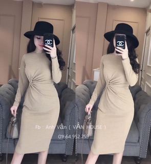 Váy nhũ xoắn eo