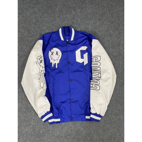 JACKET GONZ BOMBER  SMILE - ÁO BOMBER 2 LỚP