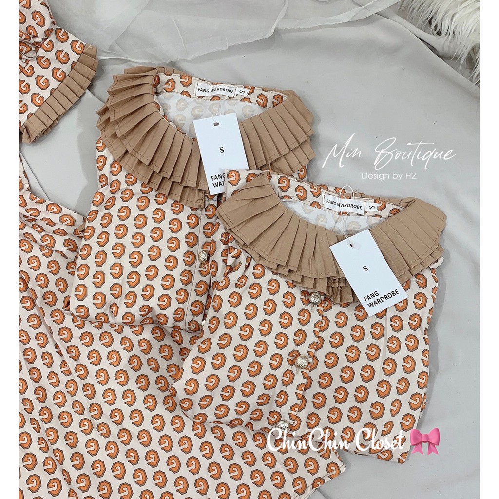 Váy Đầm Nữ [ FREESHIP ] Dáng BaBydoll Cổ Bèo Hoa Nhí | BigBuy360 - bigbuy360.vn