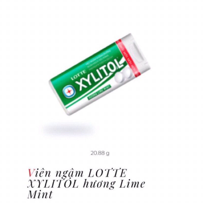 Kẹo ngậm không đường ngừa sâu răng Lotte Xylitol