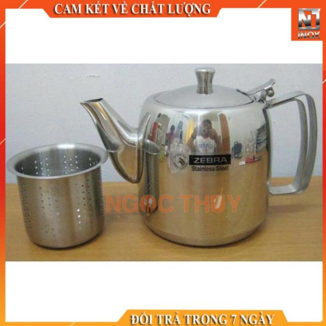 Bình lọc trà Zebra 1L Inox Cao cấp có vĩ lươt - 113404