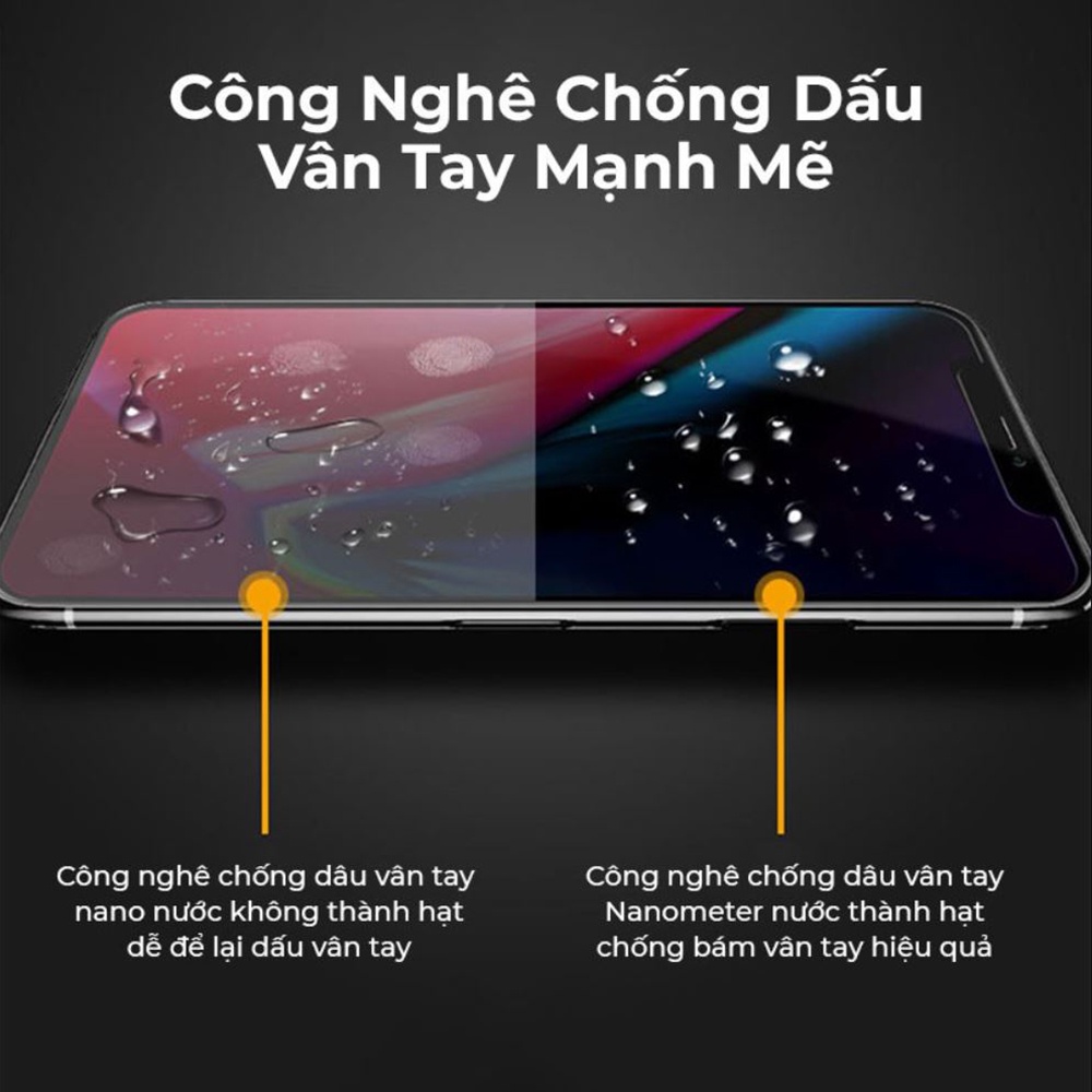 Kính Cường Lực Iphone Chống Nhìn Trộm KingKong WkDesign Full màn cho IP 6 6s 7 8 Plus SE X XS XS Max 11 12 13 Pro Max