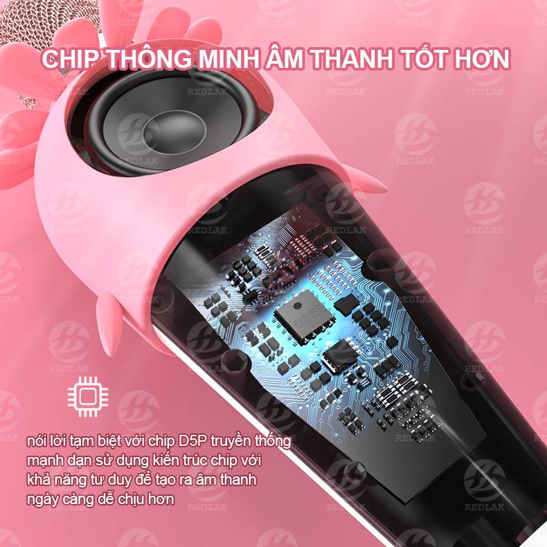 Trang chủ Giải trí Mới K5 không dây Bluetooth Micrô Âm thanh Tích hợp Điện thoại di động Karaoke Artifact Megaphone Trẻ em