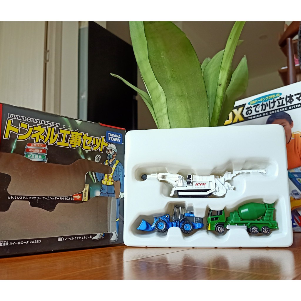 Bộ mô hình set tomica 3 xe máy công trình hiếm