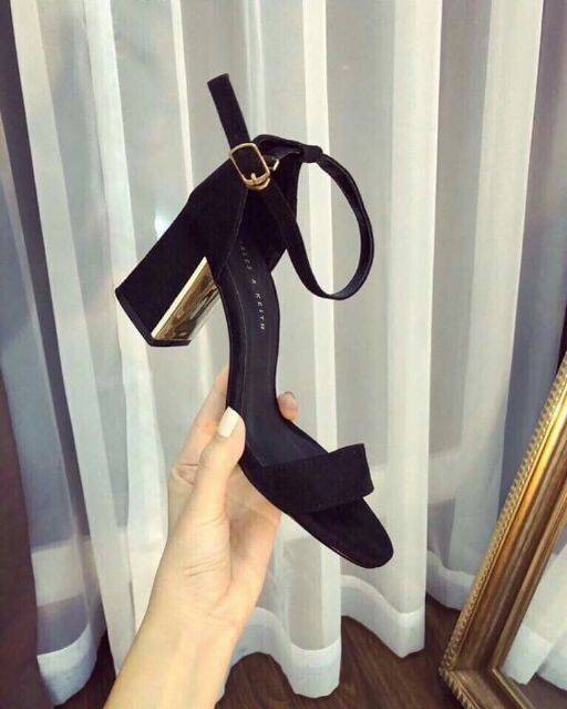 Sandal gót vuông sang trọng ko