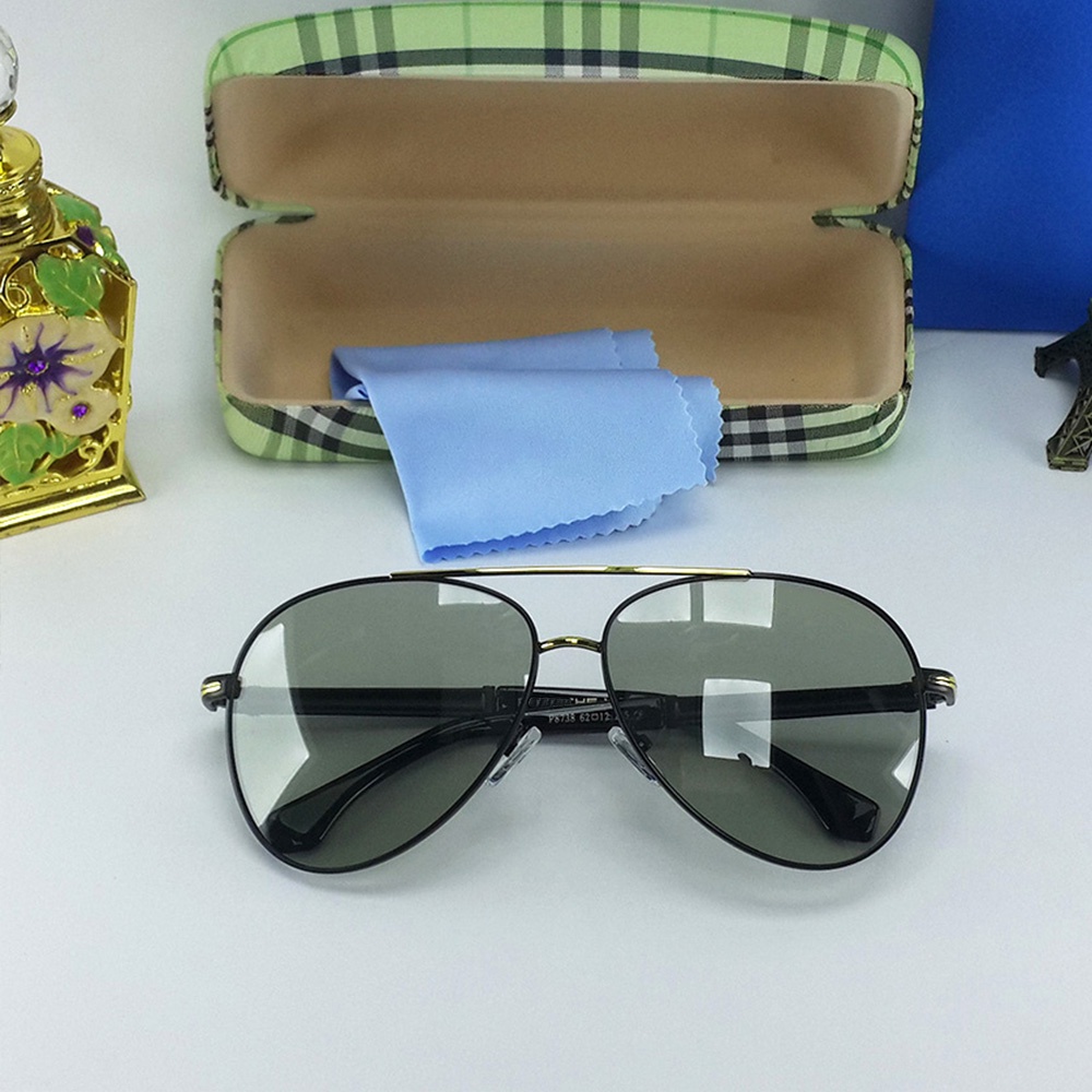 Kính mát nam màu đen tròng Polarized phân cực 8738D - Mắt kính đen cho nam