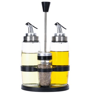 Bộ bình đựng dầu ăn và gia vị bằng thủy tinh cao cấp - 86191