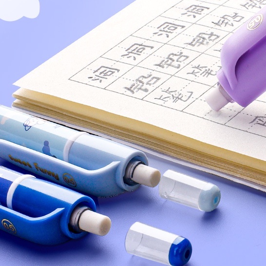 Set Bút Chì Ngòi 0,5mm Kim Kèm Ngòi Thay Thế Nhiều Mẫu Hoạt Hình Dễ Thương