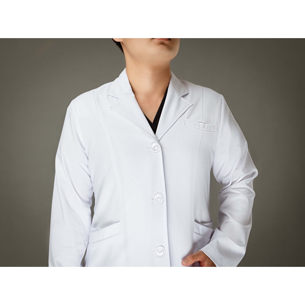 Áo Blouse Nam Thời Trang Tay Dài Cao Cấp - Đồng Phục Bác Sĩ, Dược Sĩ - WILLIAM Maison de Santé