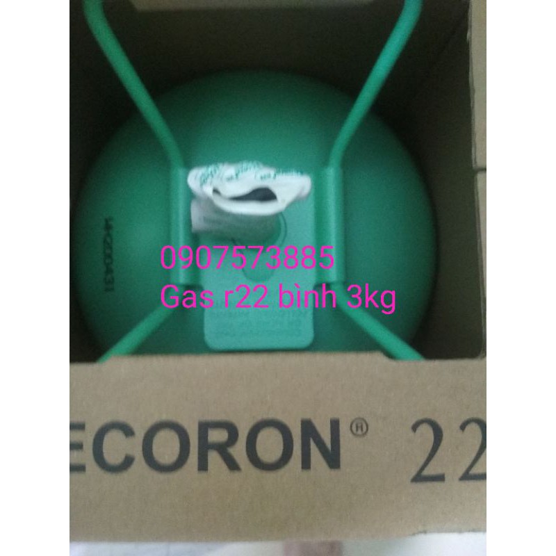 Gas máy lạnh r22 bình 3kg