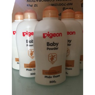 Phấn Thơm Pigeon Baby Powder  Chai 200g  Bảo Vệ Làn Da Bé Khỏi Ngứa Và Mẩn Đỏ