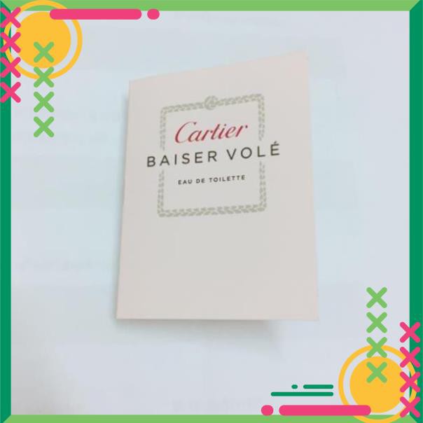 [CHÍNH HÃNG]  Nước hoa mini Cartier BAISER VOLE 1,5ml [King_Perfume]