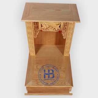 Bàn thờ thần tài giá rẻ 48cm, 41cm, 36cm - Hỏa tốc - Kèm bộ đồ thờ bát tràng
