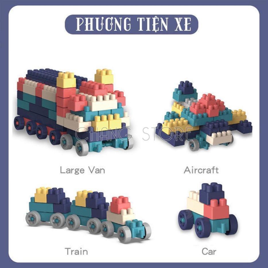 HỘP LEGO 520 CHI TIẾT KÍCH THÍCH PHÁT TRIỂN TRÍ THÔNG MINH, SÁNG TẠO CÙNG BÉ YÊU