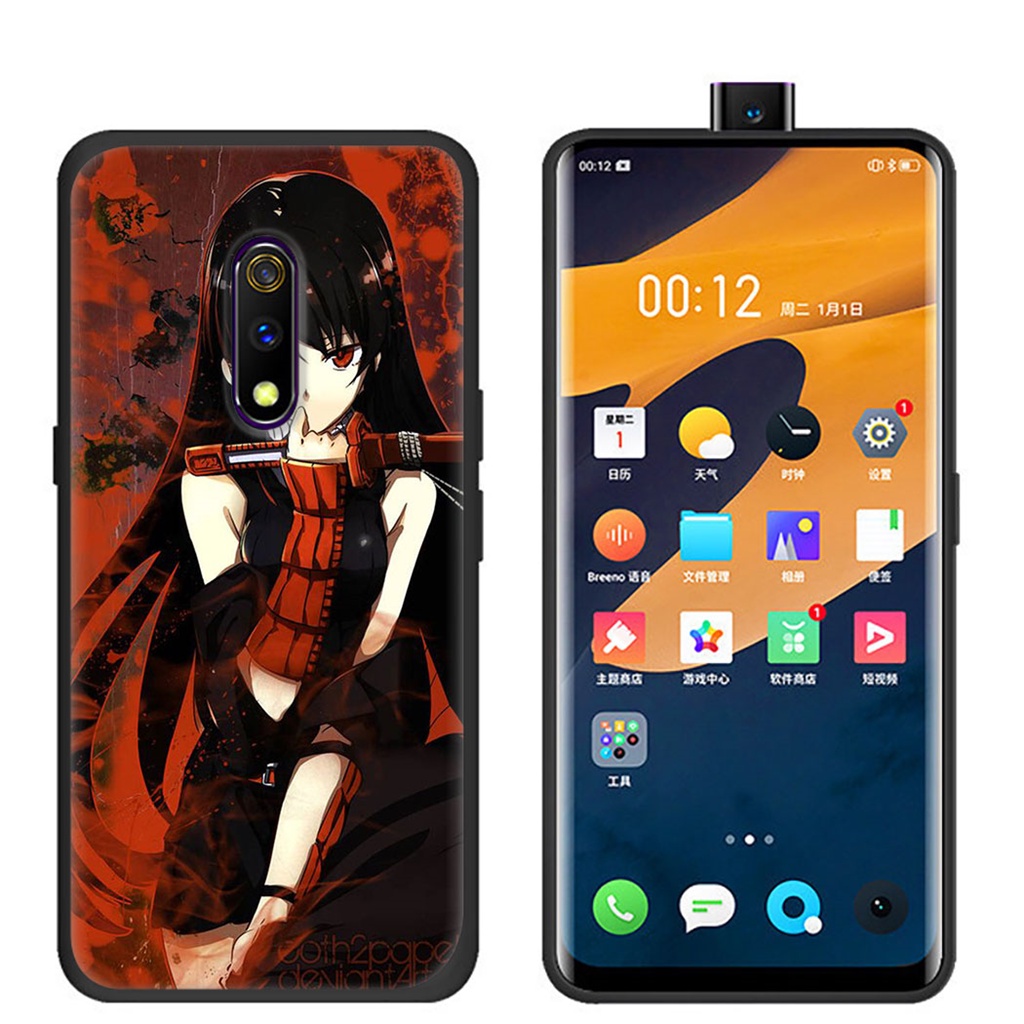 Ốp Điện Thoại TPU Silicon Mềm Hình Anime Akame Ga Kill Cho Realme Narzo 20 6 7 8 Pro 6i 7i 30A 89 Akame Ga Kill