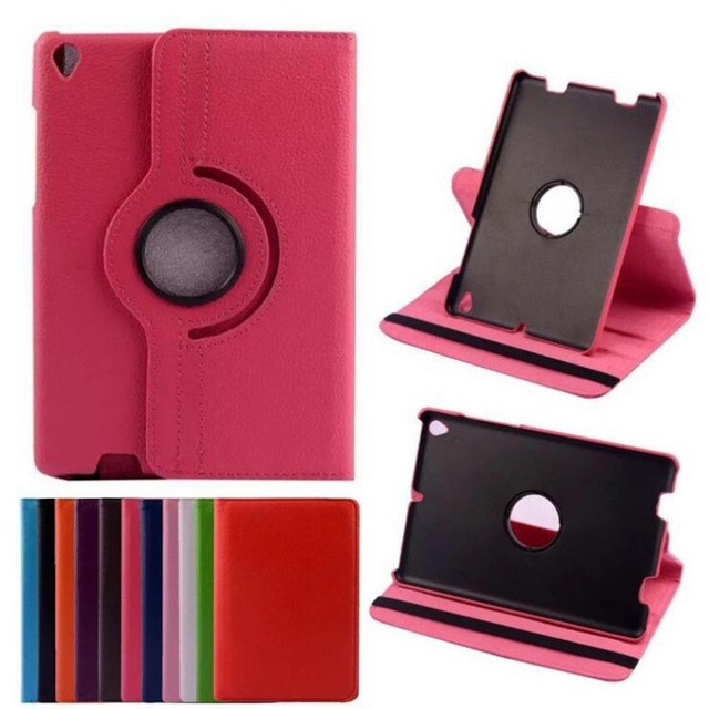 Ốp lưng da có giá đỡ và dây móc tay cho XiaoMi MiPad 1