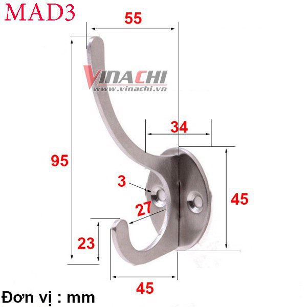 MÓC ÁO ĐÔI - 1 CÁI hàng cao cấp