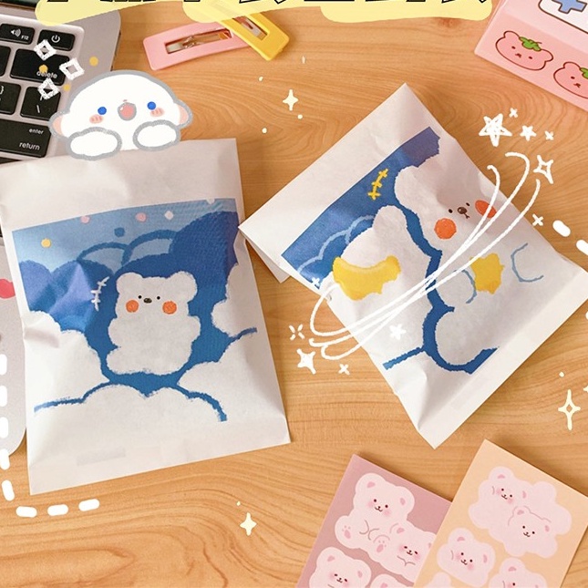 Túi Giấy Đựng Quà Chống Nước | Kèm Sticker Khóa Túi BB03