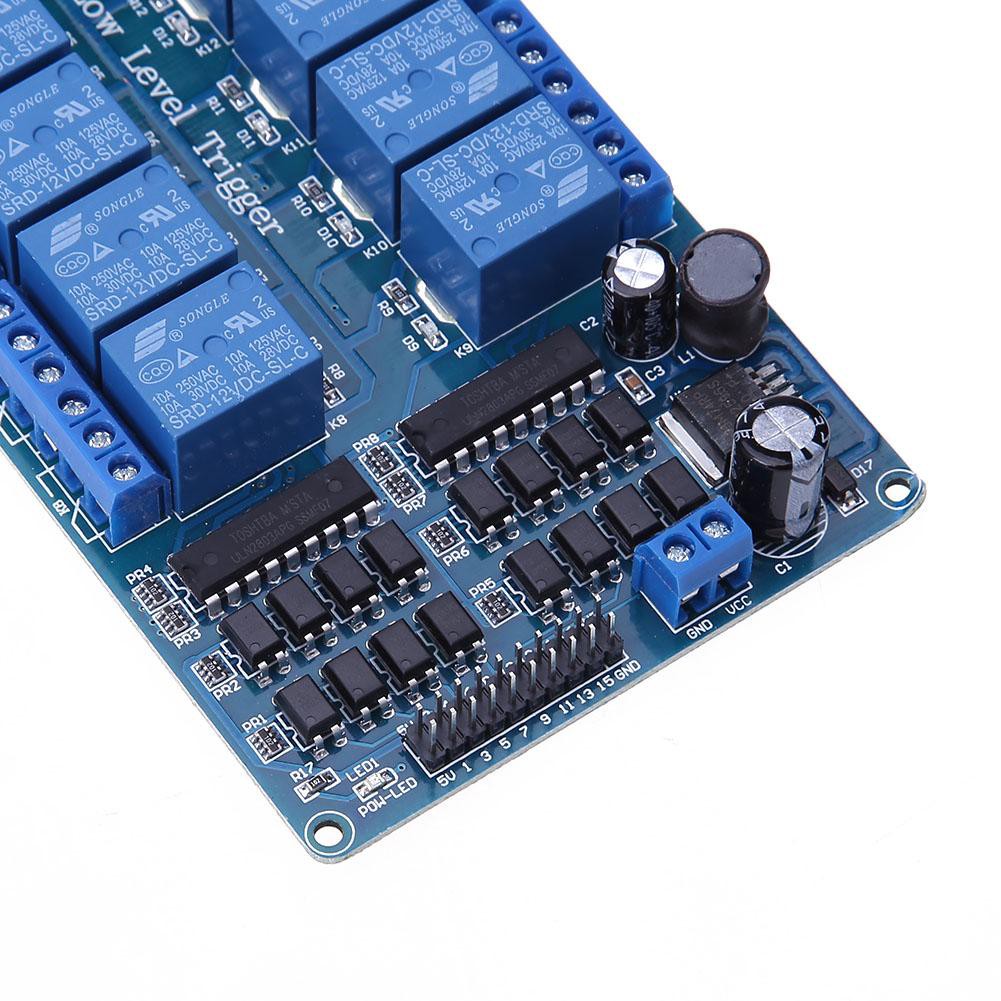 Bảng mô-đun giao diện 5V12V 16 kênh cho PIC ARM MCU DSP ARM PLC