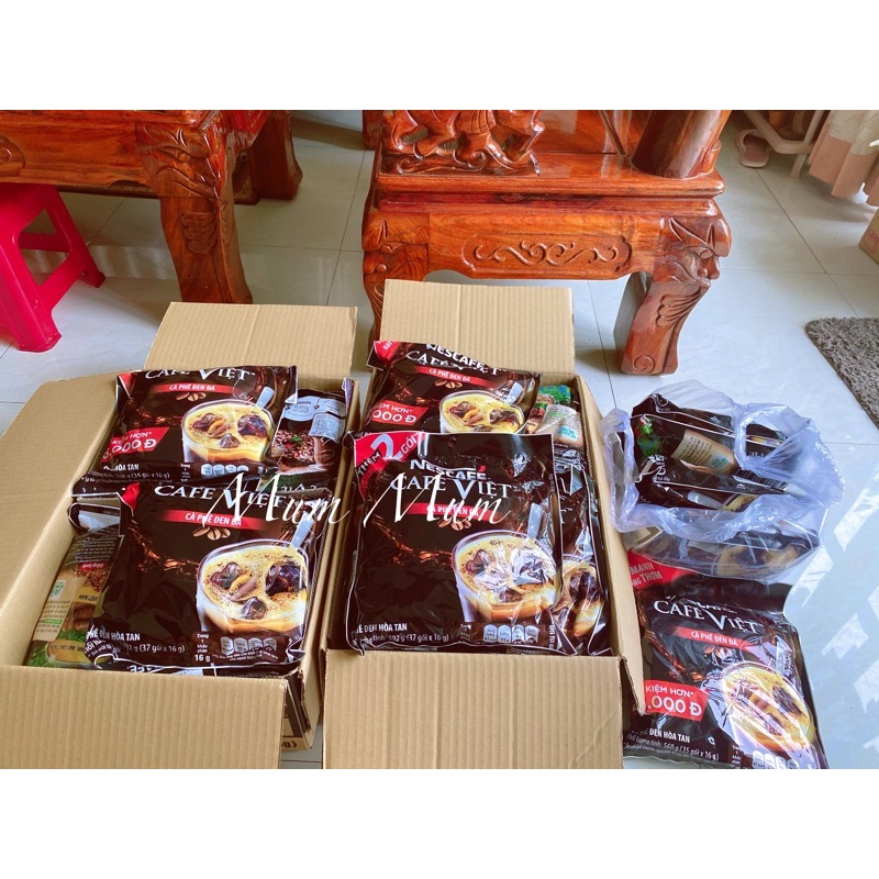 [ GIAO HOẢ TỐC] [ COMBO 2 GÓI] CÀ PHÊ VIỆT - CÀ PHÊ ĐEN ĐÁ - NESCAFE
