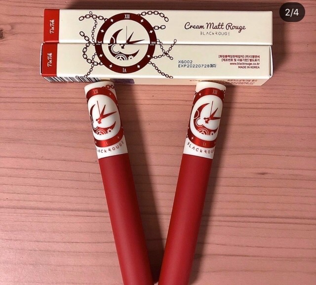 Son Kem Black Rouge Cream Matt Rouge ver2 - vỏ đỏ tintok | BigBuy360 - bigbuy360.vn
