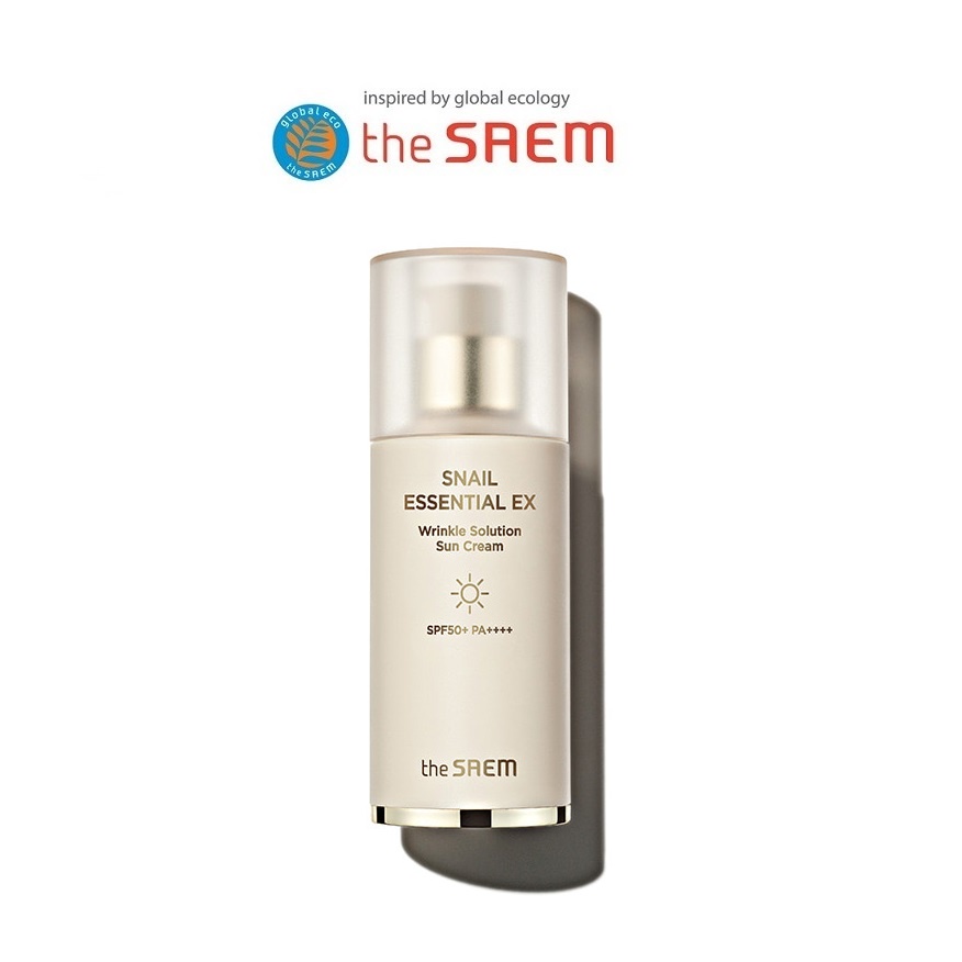 Snail Essential EX Wrinkle Solution Sun Cream 40ml (SPF50+ PA++++) Kem chống nắng tinh chất ốc sên giảm nếp nhăn