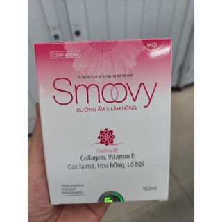 Dung dịch vệ sinh phụ nữ Smoovy dưỡng ẩm,làm hồng vùng kín 150ml