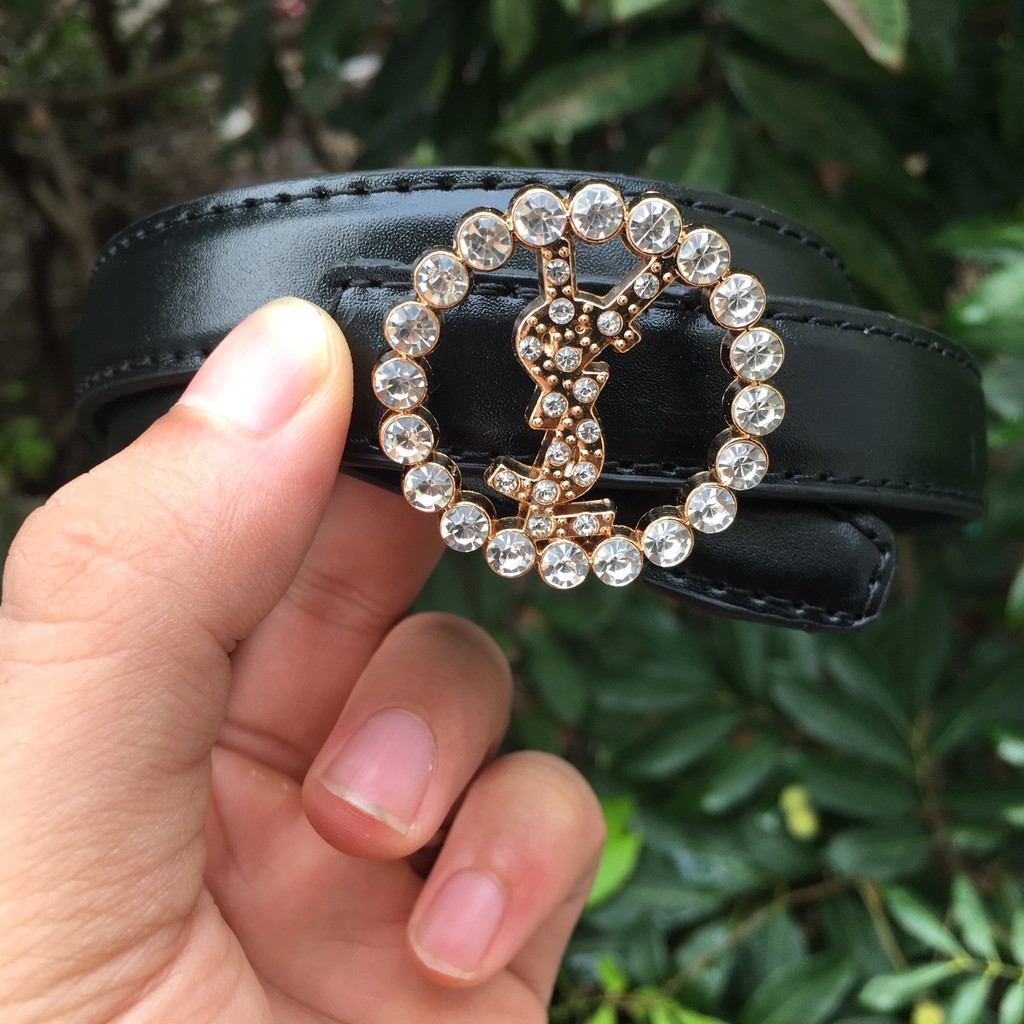 Thắt lưng thời trang nữ bản nhỏ phong cách hàn quốc - mặt khóa xinh xắn, sang trọng - TLN002