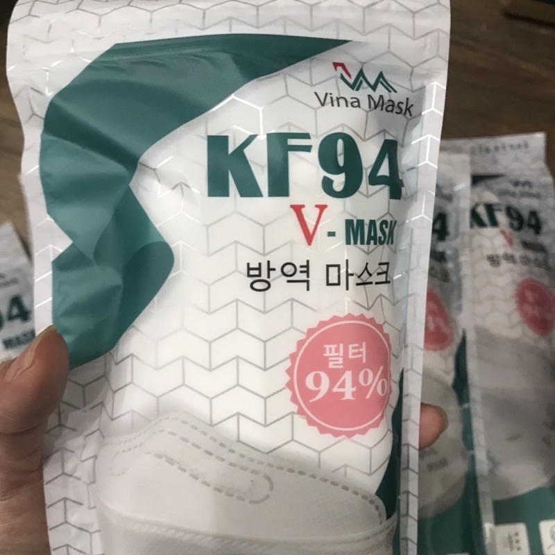 Khẩu trang Kf94 của Vinamask 10 chiếc chắn bụi virus hiệu quả an toàn chắc chắn