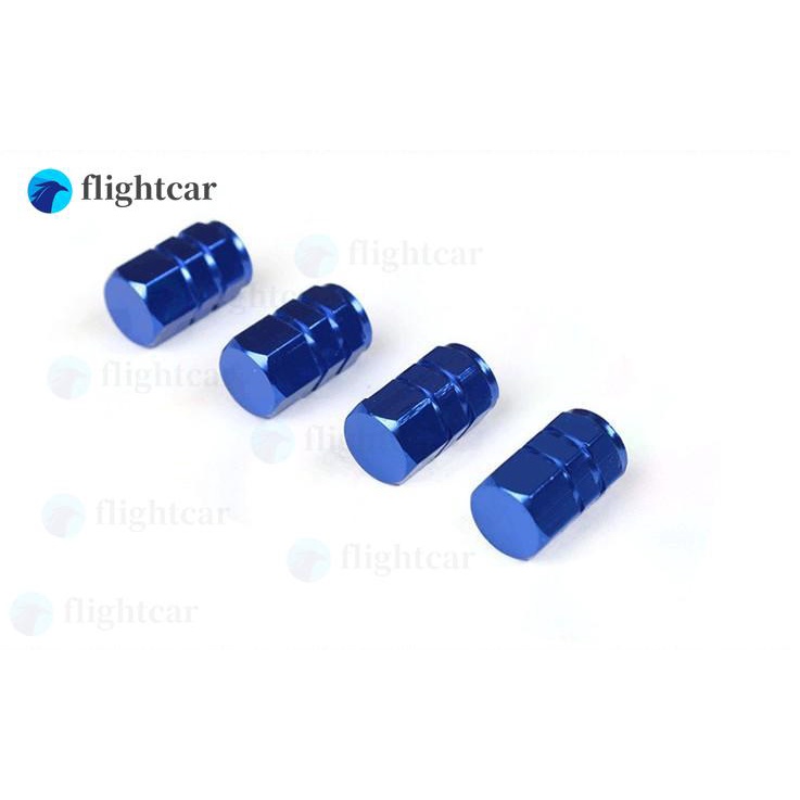 Set 4 Nắp Van Bánh Xe Hơi/Xe Máy/Xe Tải/Xe Hơi Bằng Hợp Kim Nhôm