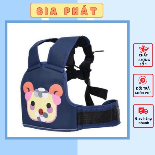 Đai đi xe máy GIA PHÁT đỡ cổ cho bé chống ngủ gật,có 2 khóa dành cho bé 12 tháng trở lên
