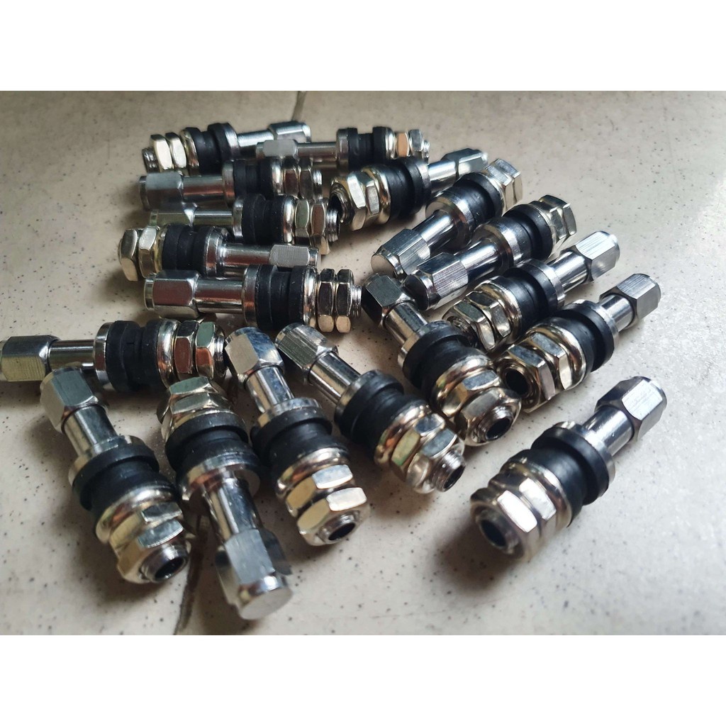 Chân van vòi Inox không ruột cho bánh mâm các loại xe