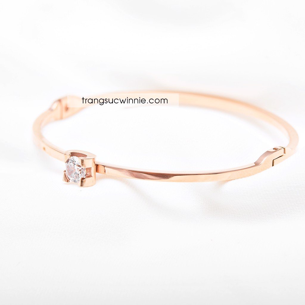 Vòng tay nữ titan Đá vuông VH