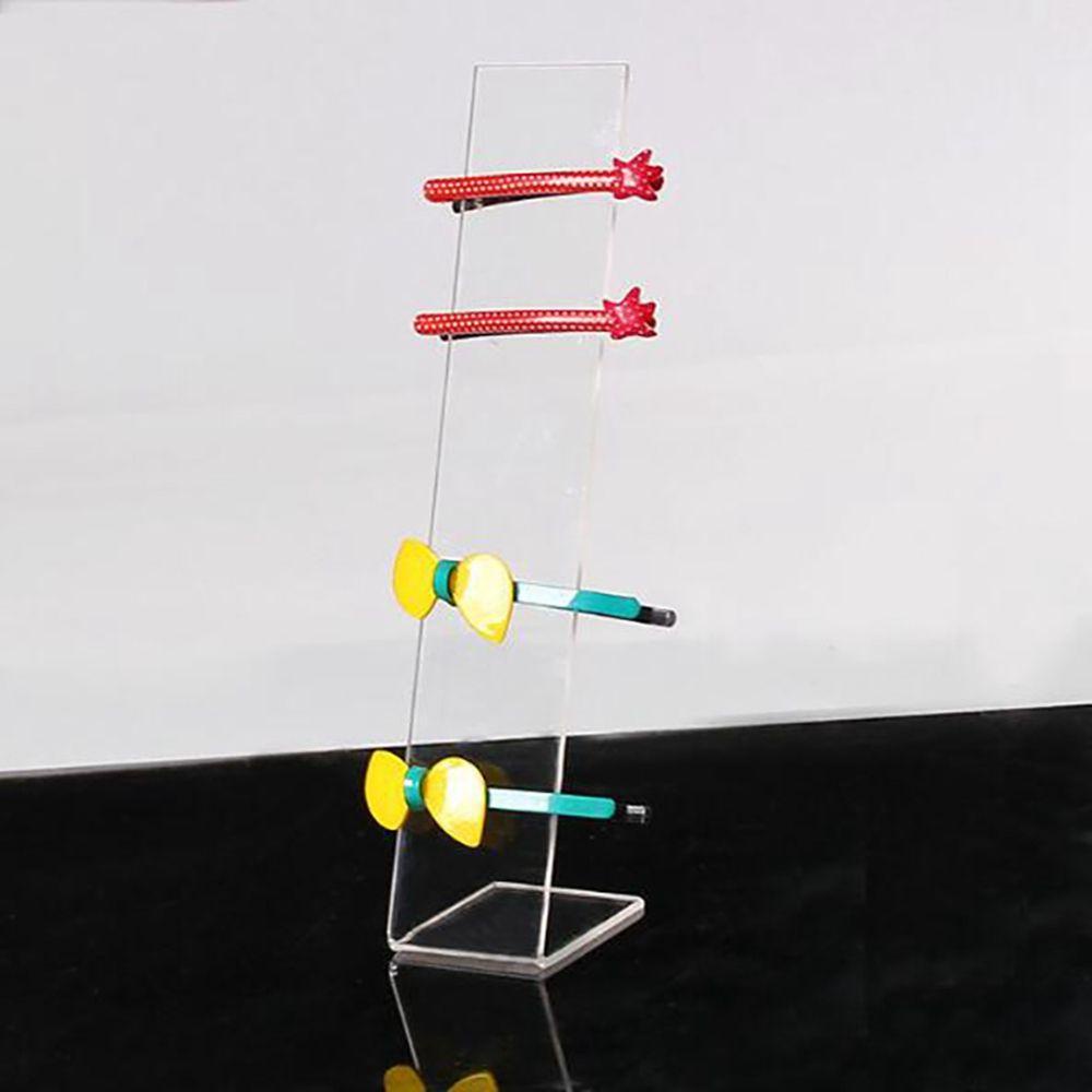 Giá Đỡ Trưng Bày Kẹp Tóc / Vòng Tay Bằng Acrylic Trong Suốt