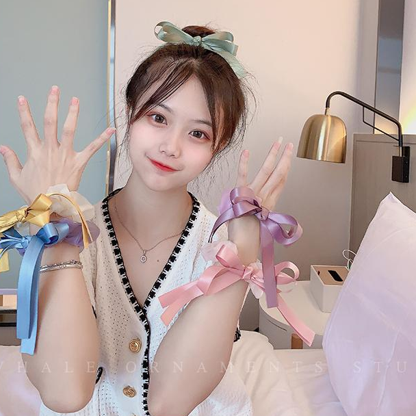 Dây Buộc Tóc Hình Nơ Xinh Xắn Dành Cho Nữ