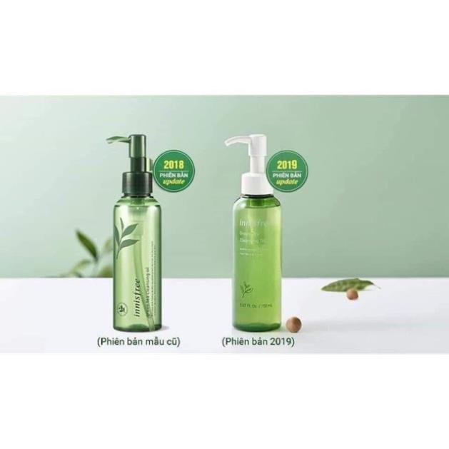 💝 Hàng Chính Hãng 💝 Dầu Tẩy Trang Chiết Xuất Từ Trà Xanh Innisfree Green Tea Cleansing Oil 150ml